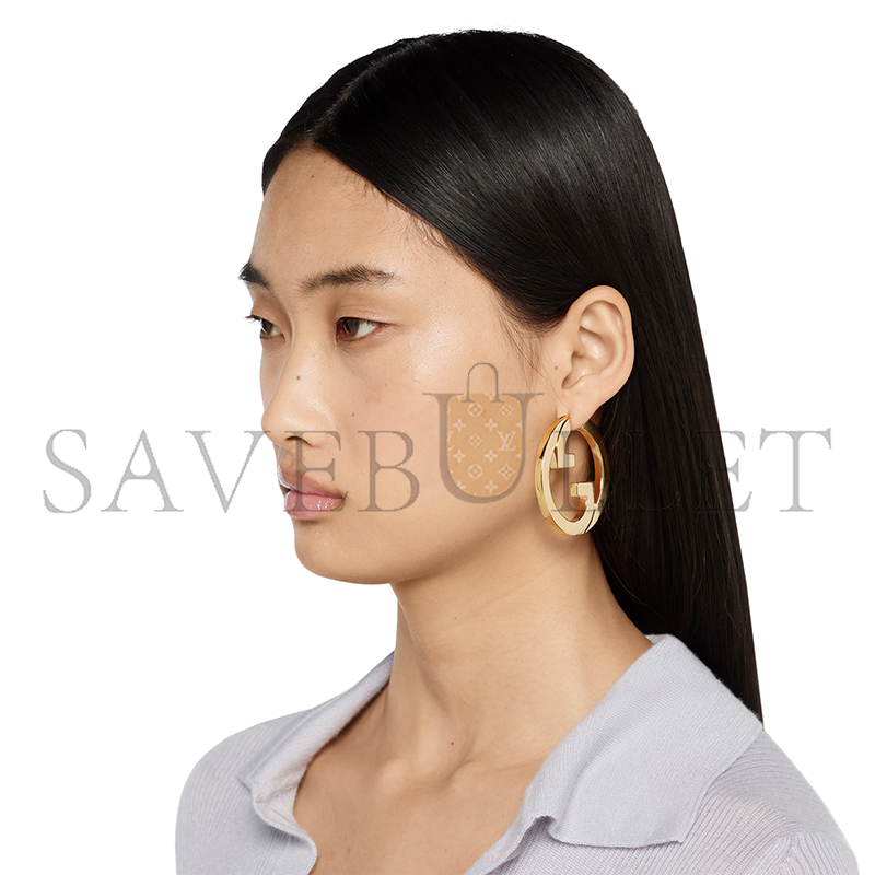 Gvc*1 blondie cut-out hoop earrings 837221